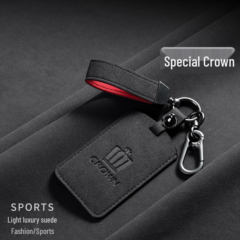 Держатель для ключей Toyota Crown для 12/13/14-го поколения - Замша и Кожа