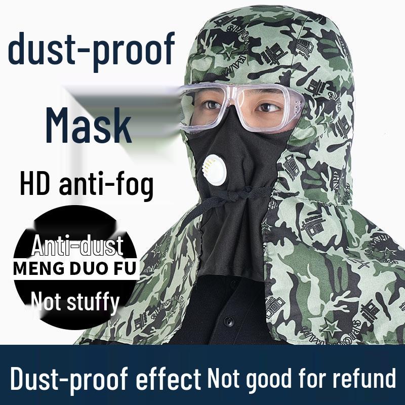 Промышленная пыленепроницаемая маска для лица и шаль для шлифовки, защита от пыли, идеально подходит для строительства и химического использования