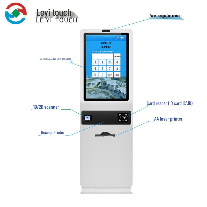 32-43 Inch Touchscreen Self-Service Kiosk for Government Affairs and Hospital Payment