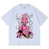 230 г/м² 100% хлопок Dragon Ball V12 Маджин Буу Принт Унисекс Плотная хлопковая футболка