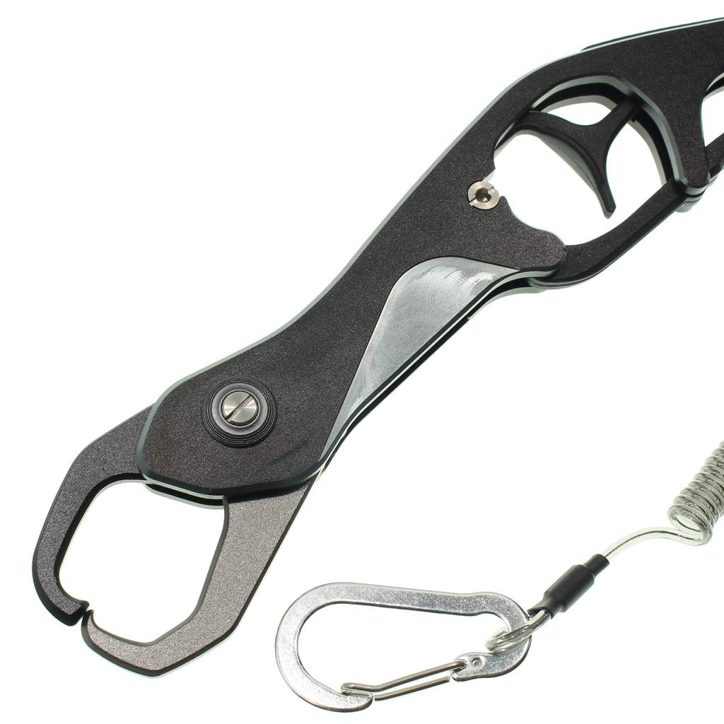 1091 Fish Aluminum Fish Catcher (Iregui) Grip, Ultra-Lightweight Grabber/Fish (Gunmetallic)