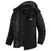 Winter Men's Cycling Clothes, Cotton Jacket, Thick Coat, Outdoor Waterproof and Windproof, with Plush Insulation and Thick Cotton Jacket