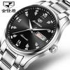 JINSHIDUN The New Business and Leisure Men's Watch Fully Automatic Mechanical Watch Dual -daily Calendar Night Light Waterproof High -end Watch