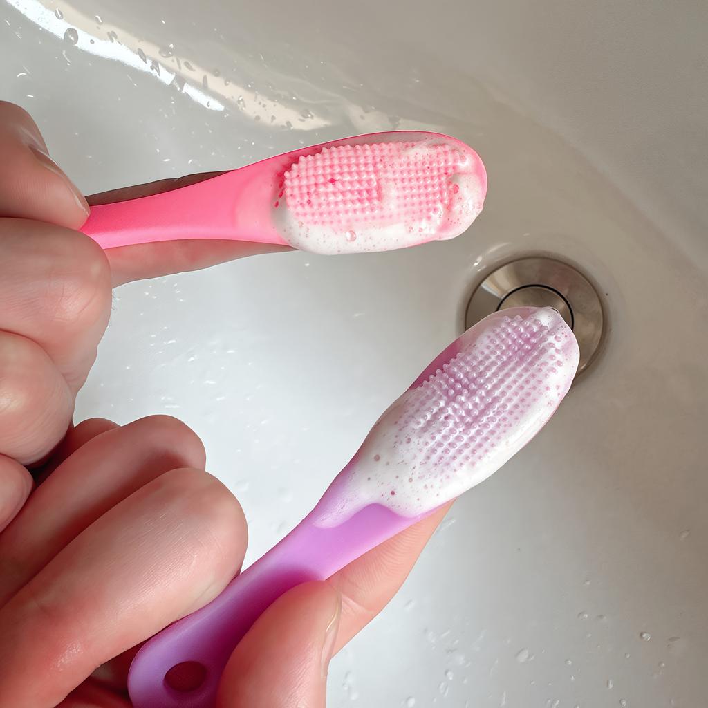 2 шт. Мягкая силиконовая щеточка для носа для очищения лица, удаления черных точек, щеточка для носа, отшелушивающая щеточка для очищения лица, инструмент для ухода.