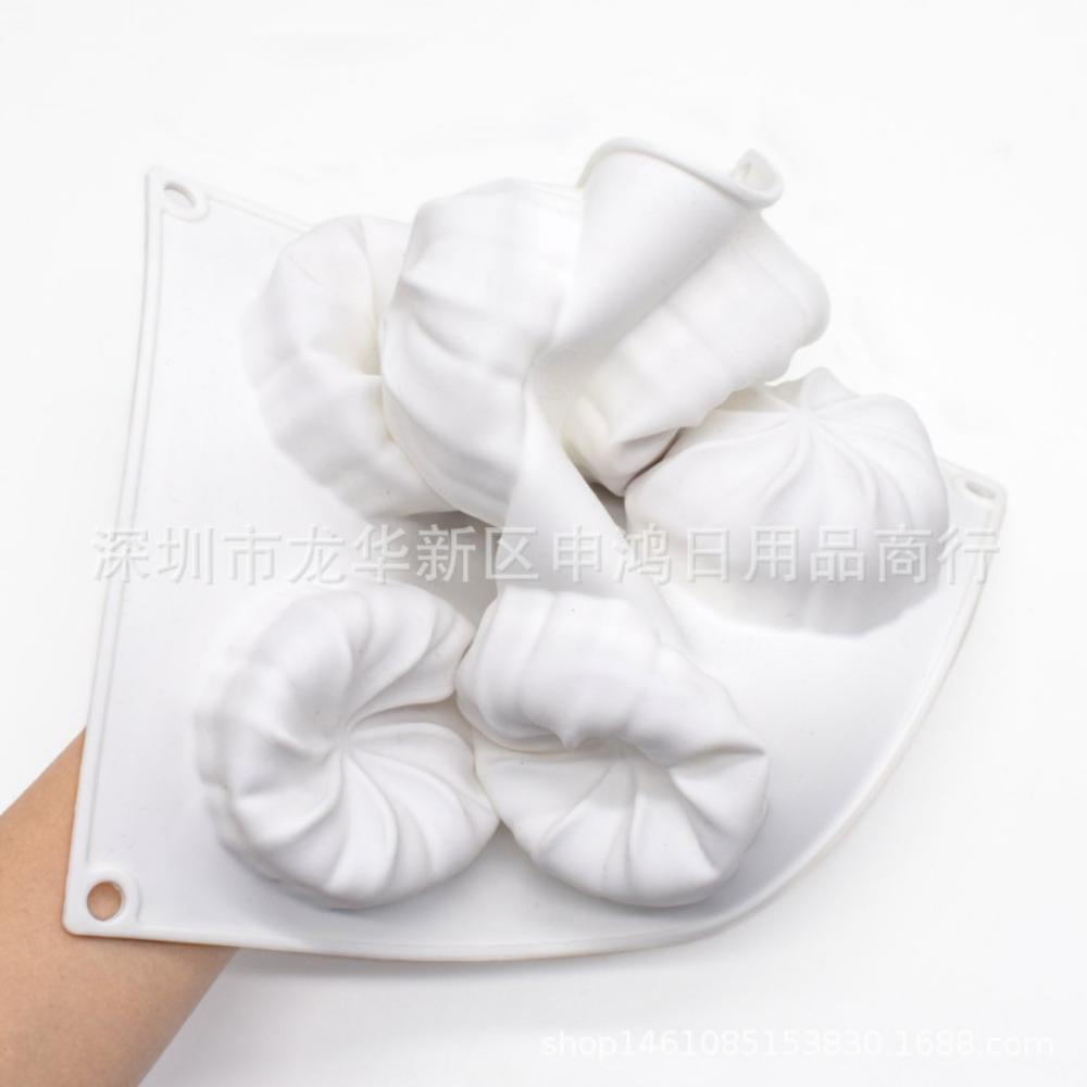 Хэллоуин 6 даже фонарь форма для тыквы для мусса DIY форма для выпечки силиконовая