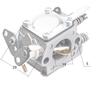 Husqvarna 137 карбюратор;142 /Пилы/ 080009