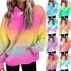 Women's Fashion Daily Casual Hoodie Long Sleeve Printed Top