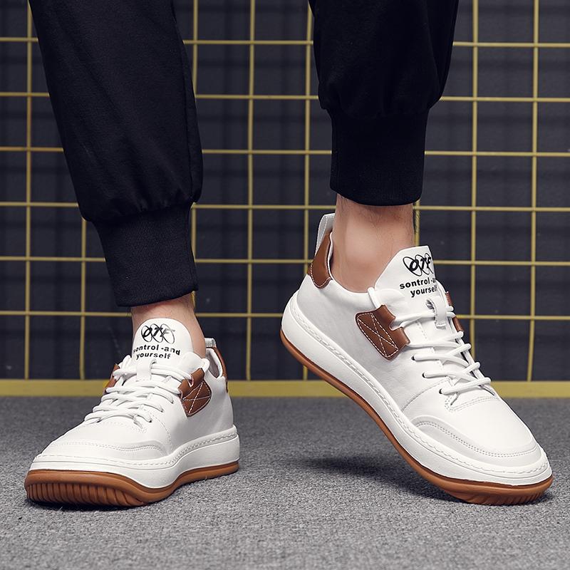 Модная мужская обувь Кроссовки Мужские мужские повседневные туфли теннисные туфли Роскошные кожаные дышащие туфли модные мокасины рабочая обувь для мужчин