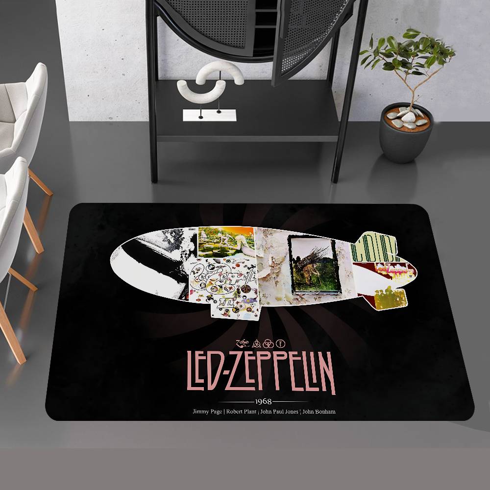British Rock Led Band Z-Zeppelines Bathroom Mat Anti-slip Absorb Water Long Strip Cushion Bedroon Mat Hotel Decor Mat