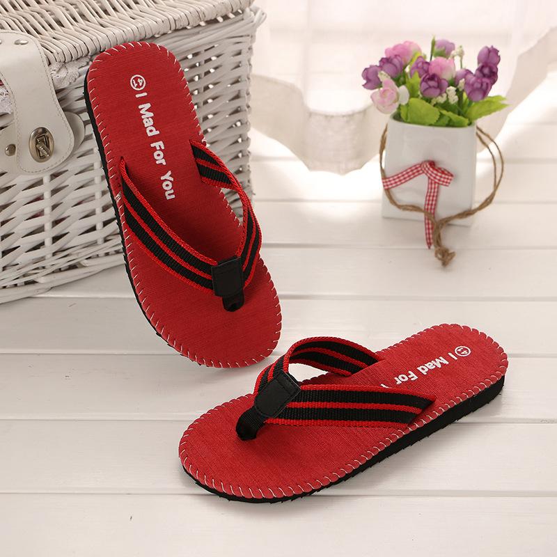 Men Summer Flip Flops Beach Sandals Anti-Slip Indoor Outdoor Casual Flat Shoes High Quality Home Slippers For Men