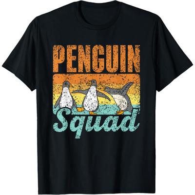 Футболка с пингвинами 'Penguin Squad' для любителей милых животных