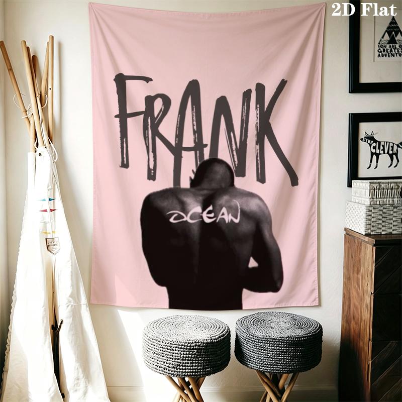 Frank Ocean Wall Tapestry Aesthetic Wall Hanging Printed Fabric Blanket Decorative Tapestries for Bedroom Living Room Home Decor