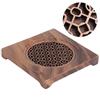 Household Innovative Walnut Square Teapot Mat Heat Insulation Coaster Tea Accessories