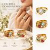 Tarnish Resistant Zircon Ring Fade Resistant Hand Jewelry New Titanium Steel Ring  Office