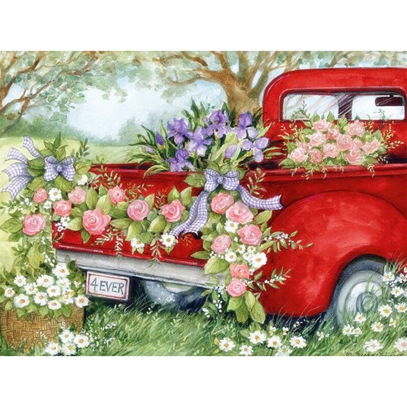 5D DIY алмазная живопись цветок птица Алмазная вышивка животное вышивка крестиком ремесла полная круглая дрель домашний декор ручной подарок