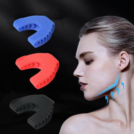 3 шт. Тренажер для линии челюсти для мужчин и женщин, пищевой силиконовый тренажер для формирования линии челюсти с 3 уровнями сопротивления, для улучшения подбородка и скул, профессиональный