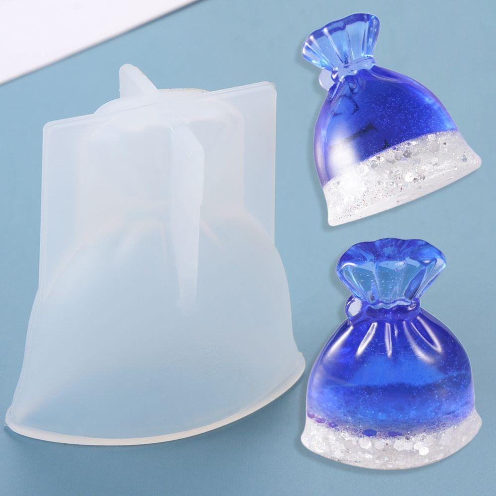 Tools Merry Christmas Epoxy Resin Lucky bag Silicone Mould Crystal Resin Molds Purse Silicone Mold