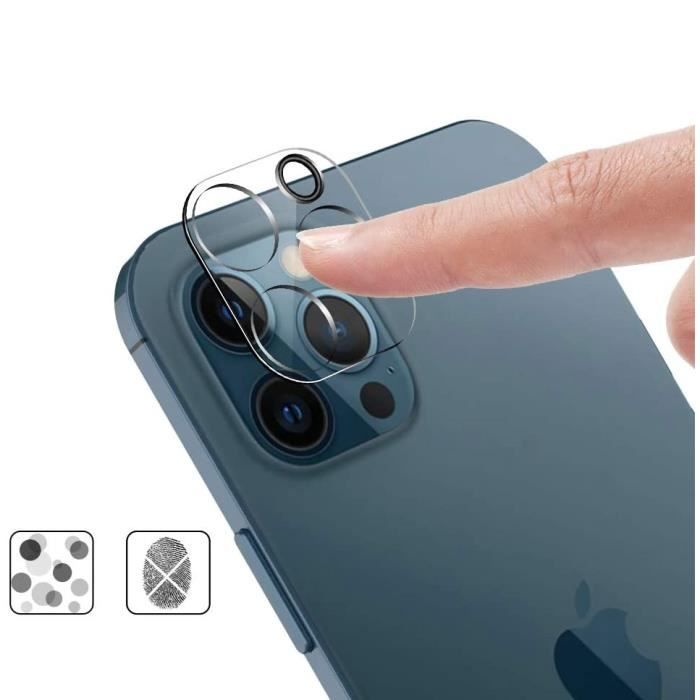 Защита камеры - Phonillico - iPhone 13 PRO / PRO MAX - Набор из 2 штук - Закаленное стекло - Устойчив к царапинам