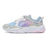 Li-Ning Cloud нескользящие амортизирующие дышащие легкие повседневные туфли детские кроссовки сине-серые YKCT110-2