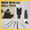 Powerful Suction Drill Dust Catcher Plastic Dust Collection Tool  Ceiling Drilling