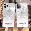 Ins Travel Country Sketch City Map Phone Case For Iphone 13 12 5 5s 5c Se 6 6s 7 8 Plus X Xs Xr 11 Pro Max