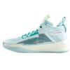 Li Ning Strong Attack Shock Absorption Low Top Basketball Shoes Men Sneaker Gray Green ABAR115-3
