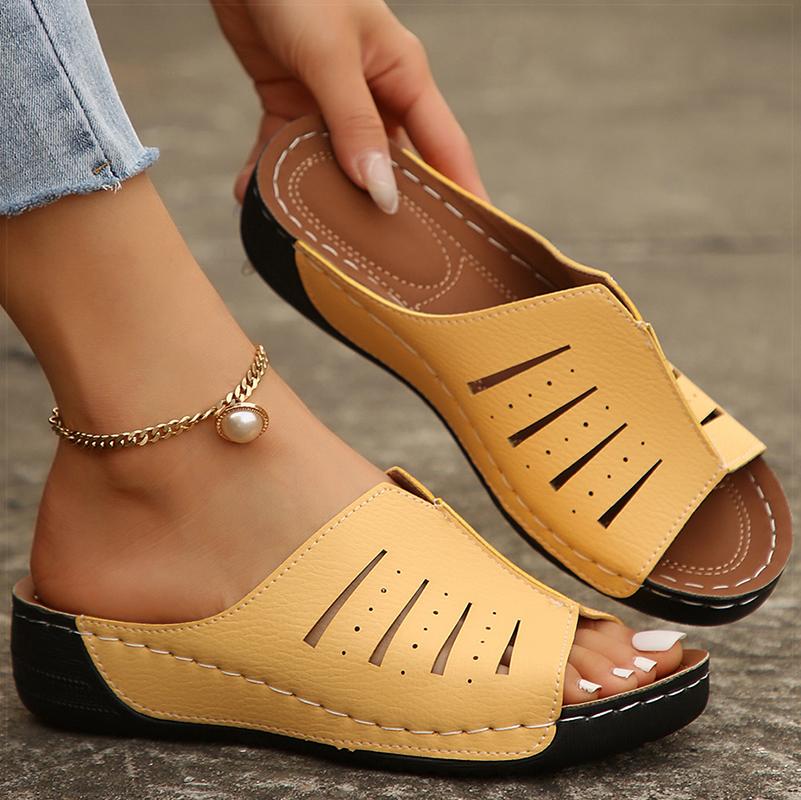 Летняя обувь Женские сандалии Платформа Женская обувь Слипоны Женская обувь Клиновидная Женская обувь Пляжные Женские тапочки Обувь Женская