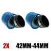 2X Motorcycle 35mm 38-40mm 42-44mm 45-47mm 48-50mm Water Proof Air Filter Splash Proof Cleaner For 50cc-250cc ATV Pit Dirt Bike