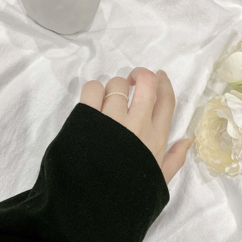 Кольца с жемчугом и бусинами для женщин, имитация жемчуга, минималистское кольцо на палец, винтажные вечерние украшения, свадебные аксессуары, подарки