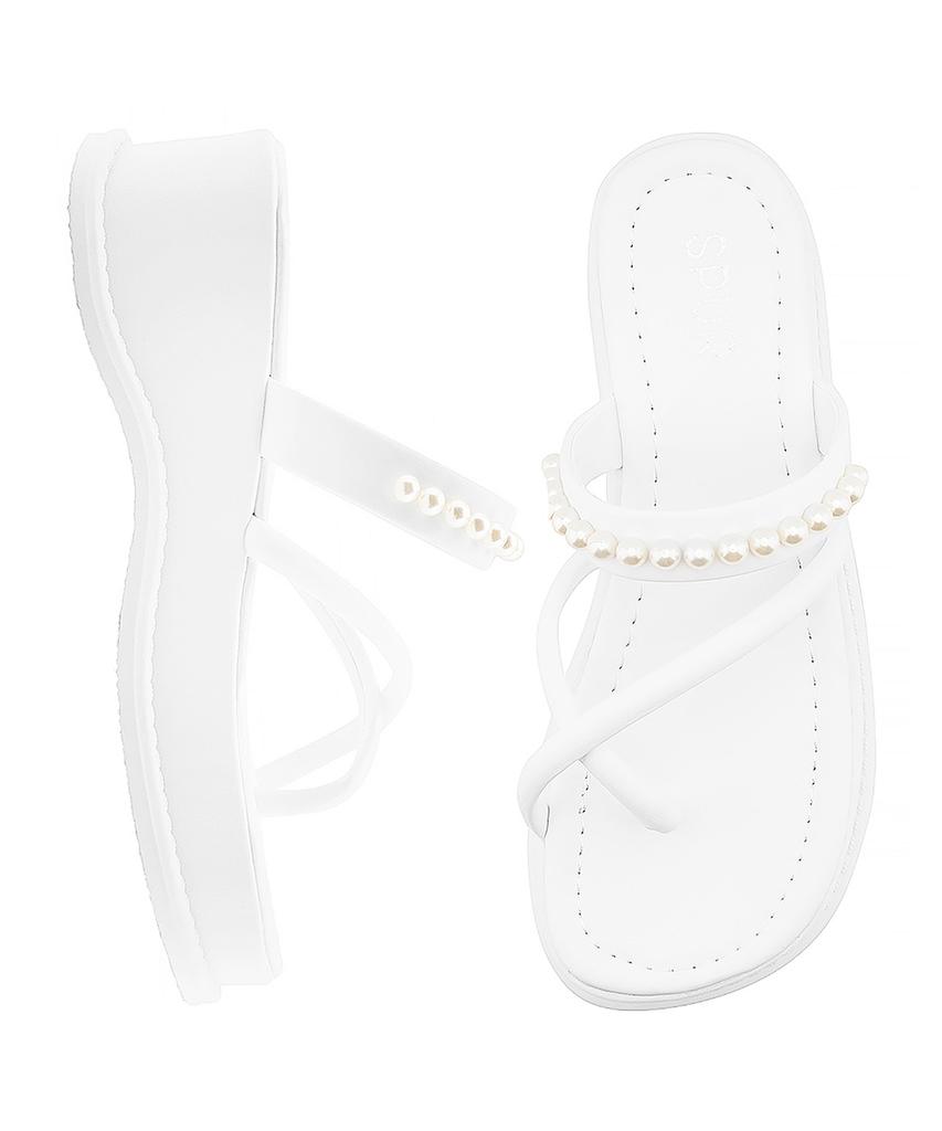 Шлепанец Spur Shine Pearl -Ss9057 (2Цвет) Шлепанцы на платформе 5,5 см