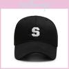 Trendy S Letter Embroidery Baseball Cap For Women Men Adjustable Breathable Sun Hat