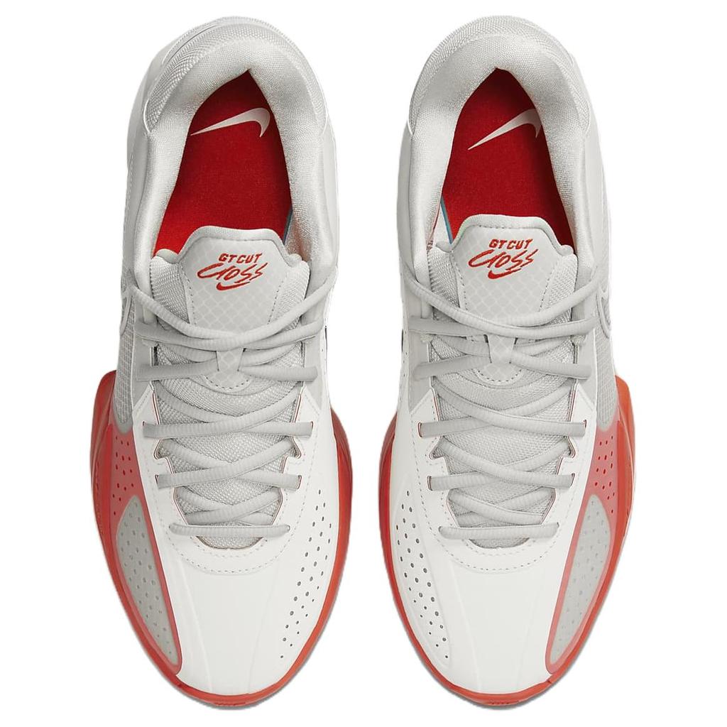Nike Air Zoom GT Cut Cross EP Light Grey Bright Crimson Unisex Sneakers HF0231-003