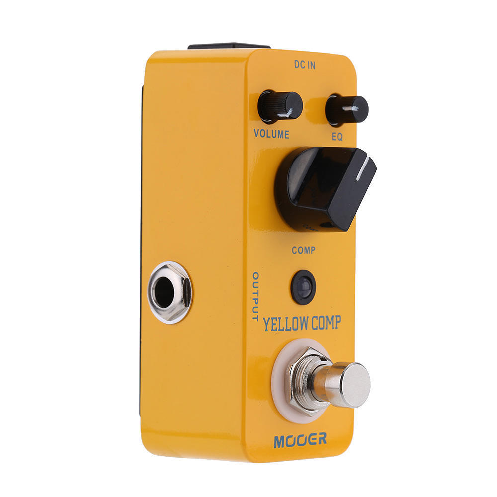 Mooer Yellow Comp Micro Mini Оптический компрессор Педаль эффектов для электрогитары True Bypass