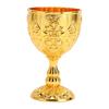 Metal Embossed Wine Cup Vintage Flower Pattern Exquisite Details Metal Wine Cup for Home Decoration Gifts