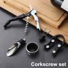1 Set Safe Wine Opener To Use Fast Remove Labor-saving Wing Corkscrew Wine