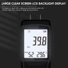 SMART SENSOR AS511B Цифровой дифференциальный манометр -206,8~206,8 кПа Манометр с двумя портами Давление газа с ЖК-дисплеем с подсветкой Поддерживает температуру