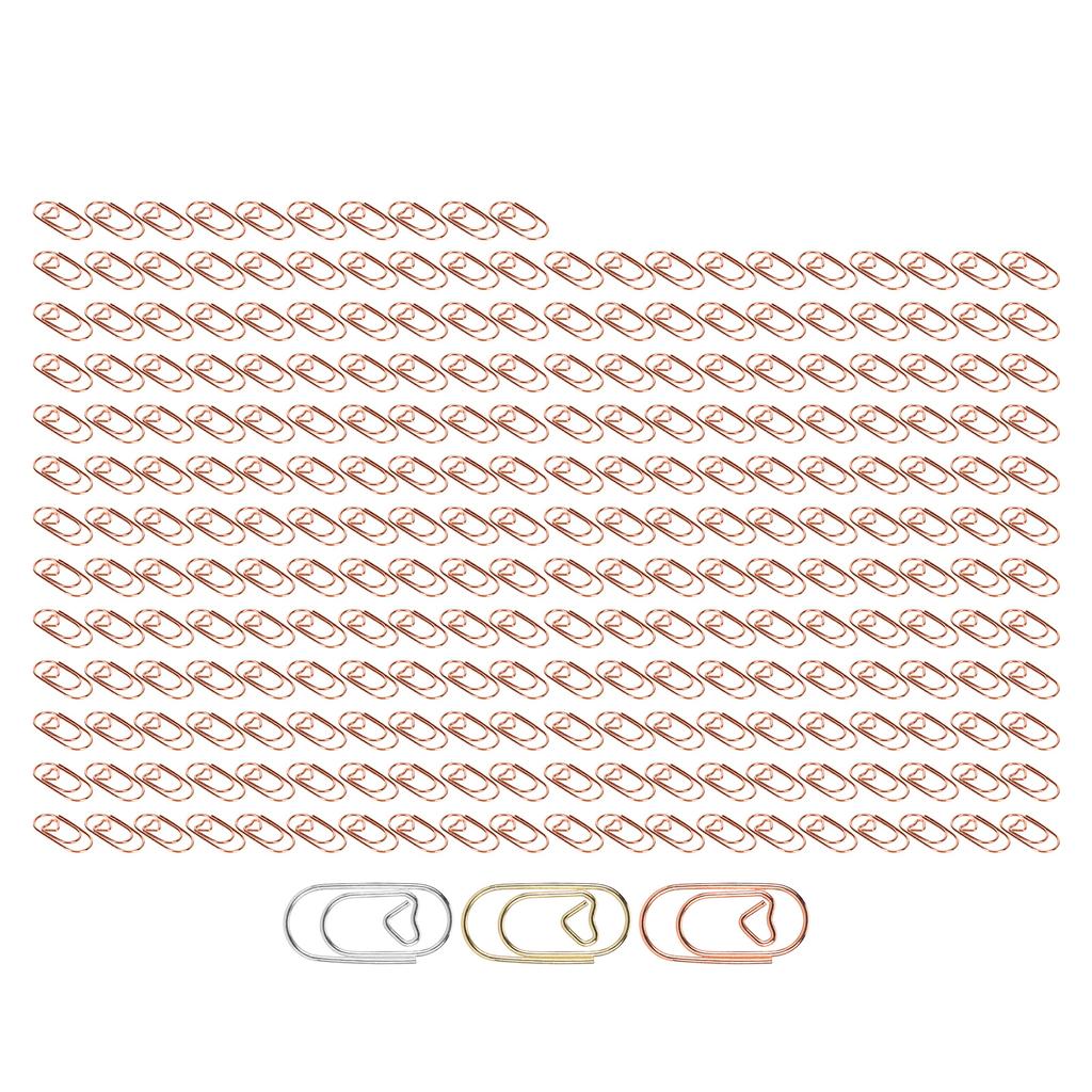 250 шт. необычные скрепки в форме сердца, маленькие, покрытые пластиком, проволочные, широко используемые, милые скрепки для дома