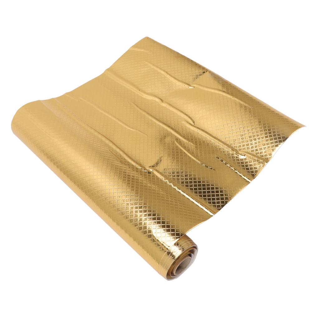 Кухонные наклейки из алюминиевой фольги Маслостойкие Водонепроницаемые Самоклеящиеся Обои для Кухонного Фартука для Кухонного Шкафа