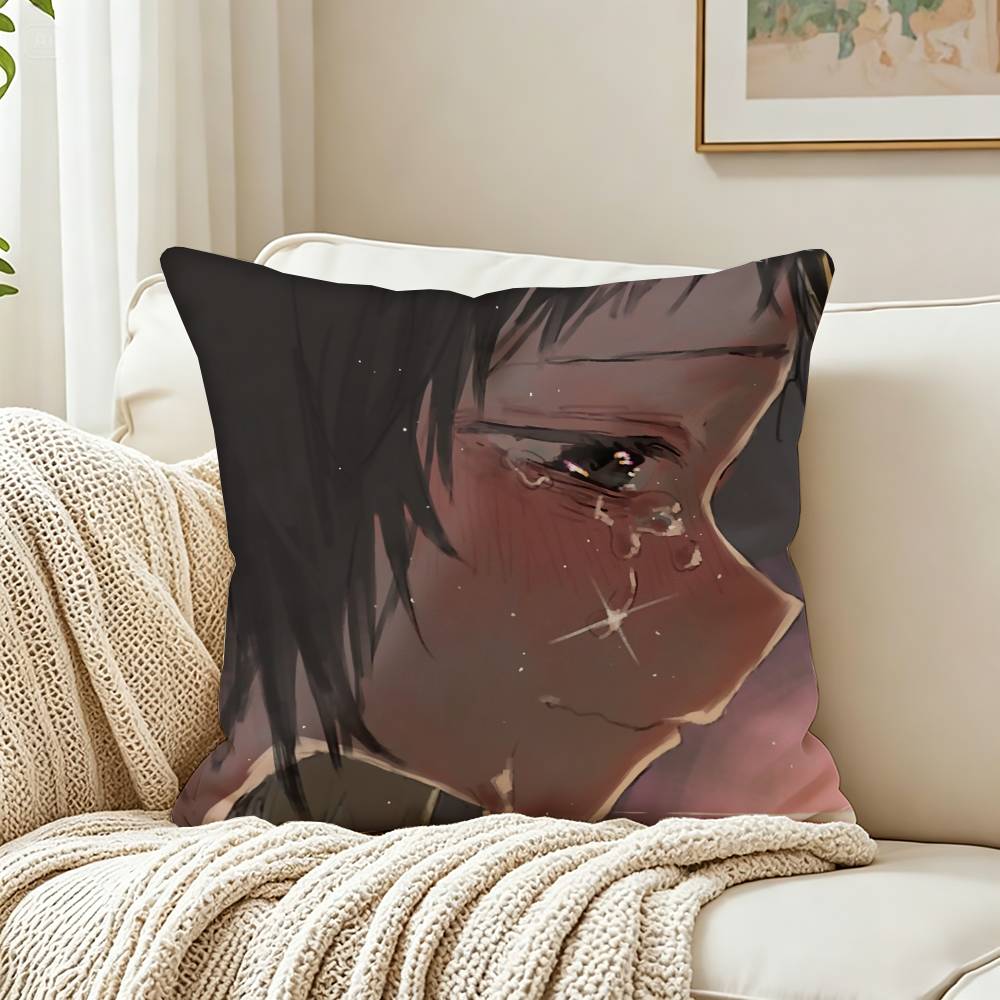 KKuze Shizuka Takopis Original Sin Customizable Square Cushion Cover Double Sided Print Pillow Case