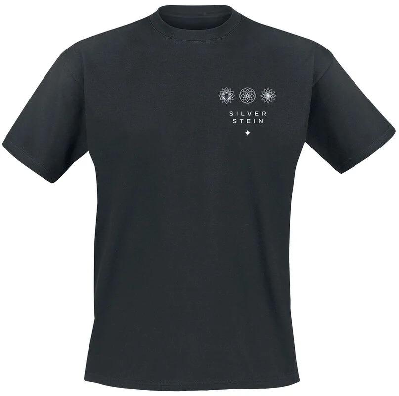 Silverstein Antibloom Sacred Geometry Print Cotton TShirt Emo Rock Streetwear Unisex Crew Neck Short Sleeve Tee