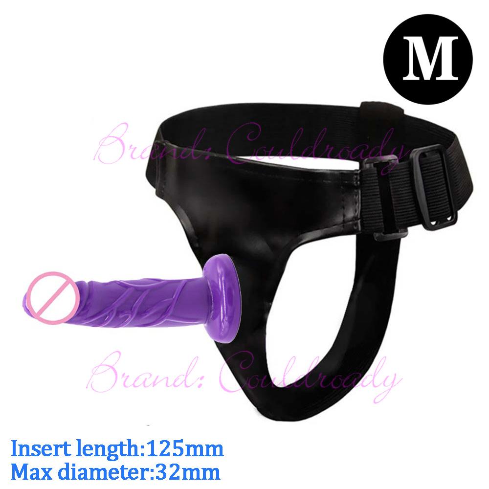 Double Penis Dual Ended Strapon Ultra Elastic Harness Belt Strap On Dildo Adult Sex Toys for Woman Couples Anal Soft Dildos