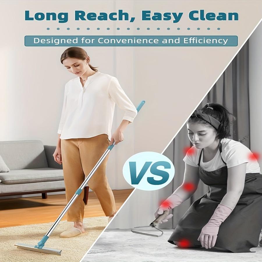 Extra-Wide Pet Hair Remover Rake - Easy Wash, Adjustable Handle For Sofas, Furniture & Car Seats