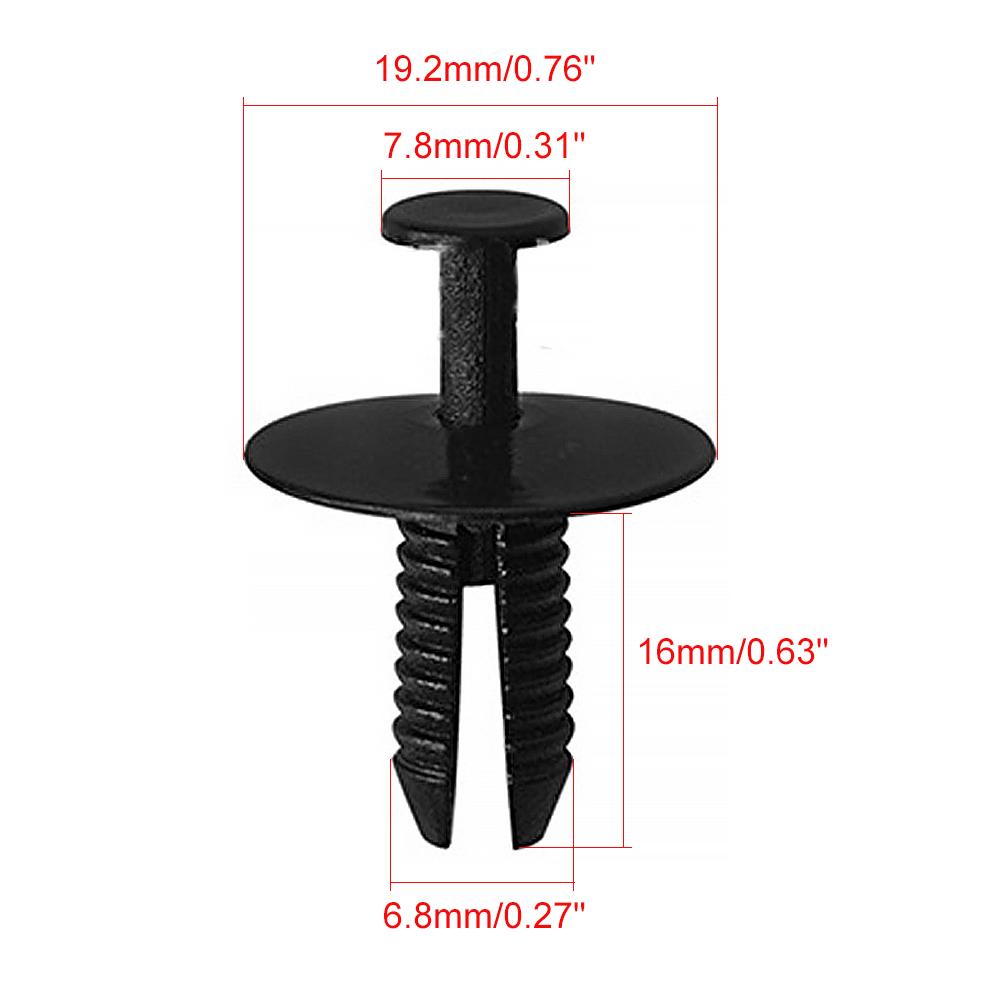 10x7 мм бампер, подкрылок, колесная арка, зажим для порога 51118174185 для BMW E46 E93 E38 E65 E66 F07 F10 F11 X3 E83 Z3 E36 Z4 E85