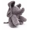 Elefant de Plus Soft Plush Toy, Grey Elephant Stuffed Animal, 30cm Cuddly Gift for Babies & Kids