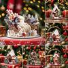 Christmas DIY Wooden Gift Ornaments 2025 Merry Christmas Desktop Atmosphere Decortion Xmas Party Gifts for Children Photo Prop