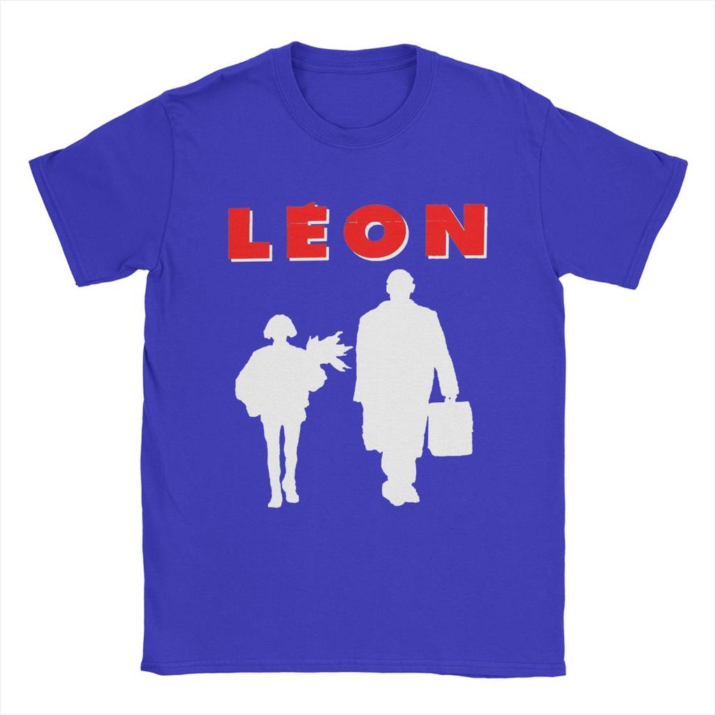 Humor Leon The Professional T-Shirt Men Crew Neck Pure Cotton T Shirts Movie Short Sleeve Tee Shirt Gift Idea Tops