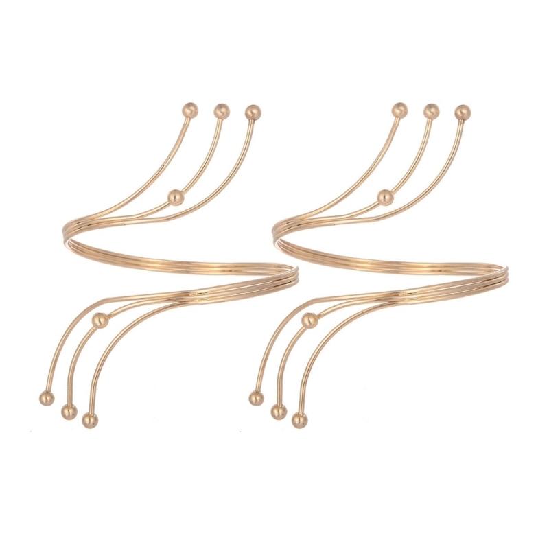 Upper Arm Chain Cuffs for Women Teens Armlet Bangle Bracelets for Girls Women Flexible Beach Jewelry Sparkly Leaf