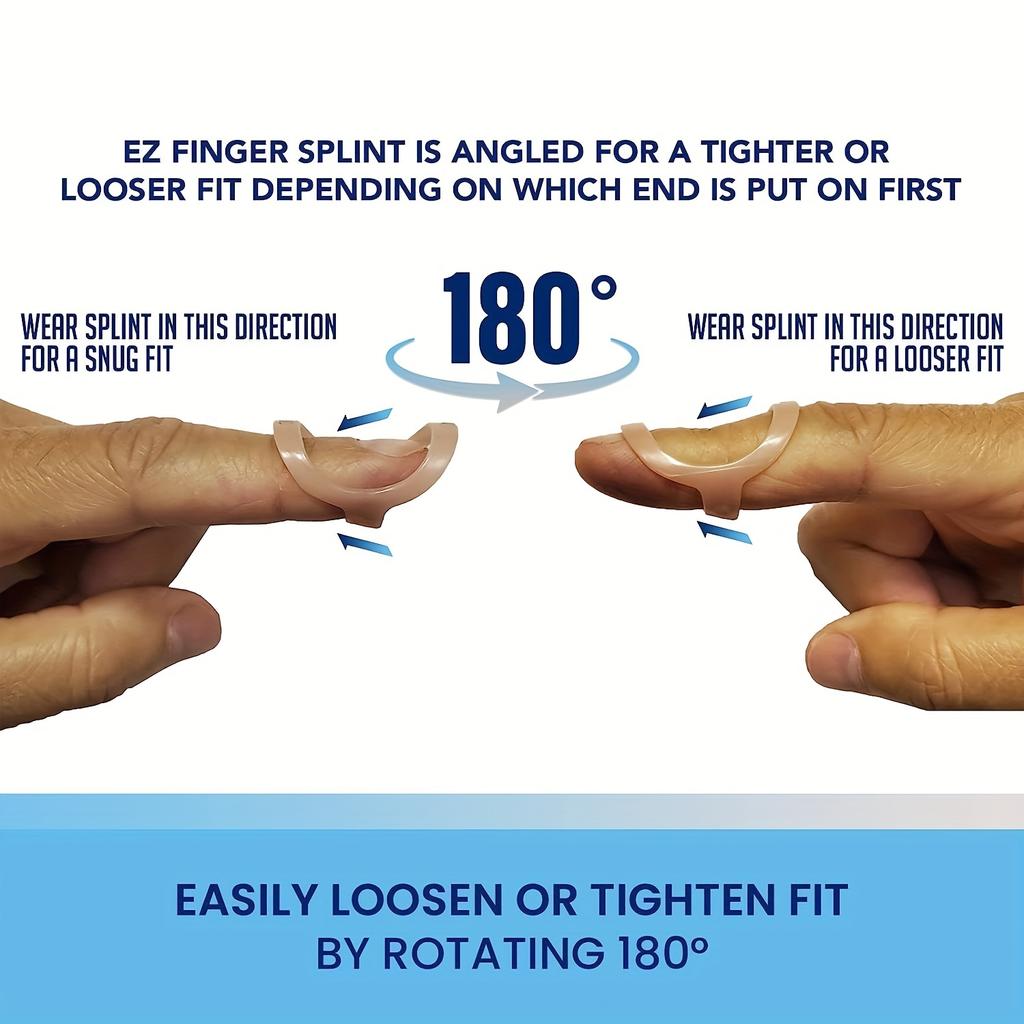 3 шт. шина для пальца — овальной формы для пускового пальца, скоба-выпрямитель для большого, среднего, мизинца и безымянного пальцев — регулируемая посадка (Размеры 2-14)