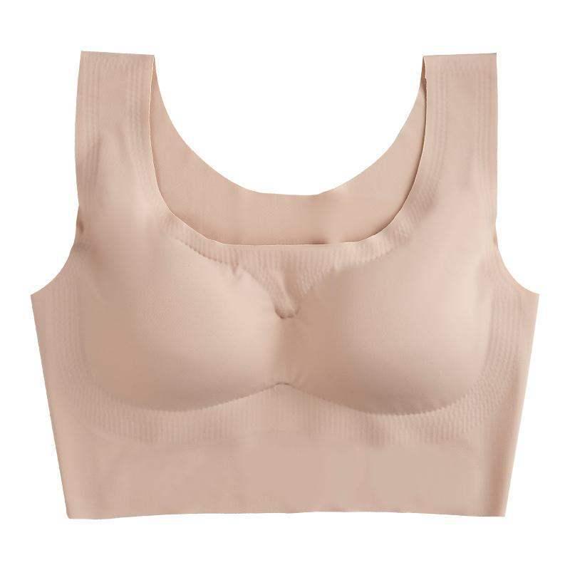 Langsha Seamless Ice Silk Sleep & Yoga Vest Bra