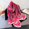 Feather Simulation Silk New Silk Satin Fashion Sunscreen Spring And Summer Style Silk Scarf Long Scarf Shawl Versatile Headscarf Scarf